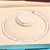 Natural Freshwater Pearl Beaded Necklace & Bracelets Sets for Women WGE4EAE-11-1