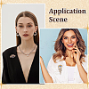 5Pcs 5 Styles Alloy Rhinestone Lapel Pins for Backpack Clothes JEWB-ME0001-40-5