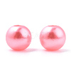 Spray Painted ABS Plastic Imitation Pearl Beads OACR-T015-05A-16-2
