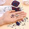 Opaque Glass Round Seed Beads GLAA-TAC0025-07A-08-5