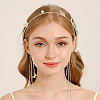 Zinc Alloy Rhinestone Hair Bands OHAR-WH20007-01A-G-5