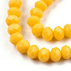 Opaque Solid Color Imitation Jade Glass Beads Strands EGLA-A044-P8mm-D29-2