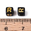 Opaque Acrylic Beads SACR-T035-20R-3
