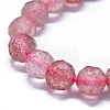 Natural Strawberry Quartz Beads Strands G-G927-27-3