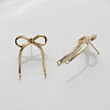 Brass Stud Earring Finding LS-KK-U061-14B-G-2