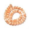 Natural Selenite Beads Strands G-P493-01I-3