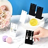 6Pcs Acrylic L Shaped Earring Display Stands EDIS-YW0001-08A-5