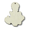 Halloween Single Face Printed Wood Big Pendants WOOD-H103-07-2