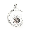 Natural & Synthetic Mixed Gemstone Pendants G-G871-01P-4