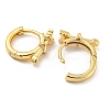 Arrow Real 18K Gold Plated Brass Hoop Earrings EJEW-L269-073G-2