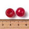 Natural White Jade(Dyed) European Beads G-N342-03S-3