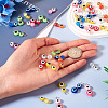 40Pcs 10 Styles Resin Evil Eye & Cat Eye Pendants FIND-TA0004-25-6
