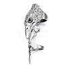 Eagle Armour Alloy Full Finger Ring RJEW-T009-24AS-4