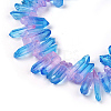 Natural Quartz Crystal Beads Strands G-K191-01A-1