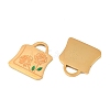 304 Stainless Steel Enamel Pendants STAS-A136-01G-06-2