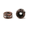 Brass Rhinestone Spacer Beads RB-A014-Z4mm-01R-NF-3