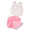 Rabbit Plastic Jewelry Boxes OBOX-F006-11-3