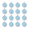 Platinum Plated Alloy Enamel Charms LS-ENAM-S118-04C-P-2