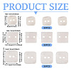 90Pcs 3 Styles Freshwater Shell Buttons BUTT-TA0001-41-5