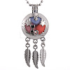 Alloy Diffuser Locket Pendants LS-BOTT-PW0001-052P-O-1