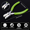 High Carbon Steel Flat Nose Pliers TOOL-WH0122-26A-3