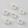 Transparent Acrylic Bead Caps TACR-WH0021-20I-1