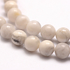 Natural Howlite Beads Strands G-E380-08-4mm-3