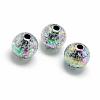 Crackle Style Acrylic Beads MACR-S825-18mm-J-1