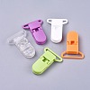 Eco-Friendly PC Plastic Baby Pacifier Clips X-AJEW-K010-01-3