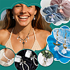 48Pcs 6 Styles Acrylic & Alloy Pendants PALLOY-PH01800-02-5