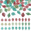 72Pcs 9 Styles Spray Paint 430 Stainless Steel Charms STAS-TA0006-11A-2