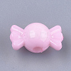 Opaque Solid Color Acrylic Beads X-MACR-T030-16-2