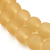 Baking Paint Transparent Glass Bead Strands GLAA-S031-6mm-11-3