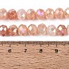 Electroplate Crackle Imitation Jade Glass Beads Strands LS-EGLA-Q131-02C-05-4