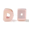 UV Plating Rainbow Iridescent Acrylic Beads OACR-C012-01E-1-3
