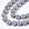Electroplate Glass Beads Strands EGLA-Q125-002-4