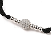 Adjustable Nylon Thread Braided Bead Bracelets BJEW-JB05553-02-2