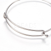 Adjustable 304 Stainless Steel Expandable Bangle Making STAS-I081-01P-2