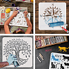 PET Hollow Out Drawing Painting Stencils DIY-WH0391-0672-4