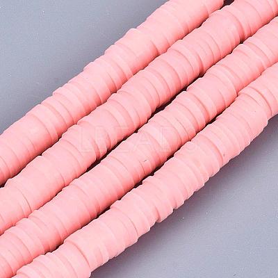 Handmade Polymer Clay Beads X-CLAY-R067-4.0mm-18-1