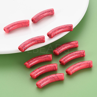 Opaque Crackle Acrylic Beads MACR-S372-002N-005-1