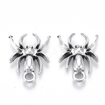 Tibetan Style Alloy Pendants TIBE-N010-03AS-RS-1