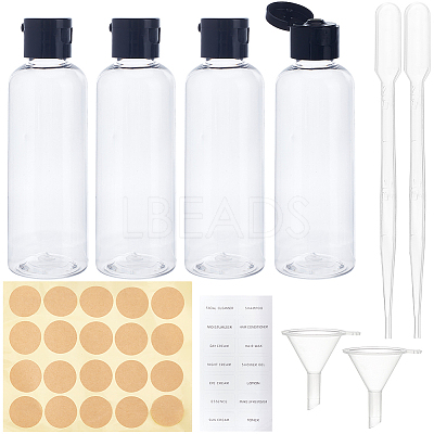 PET Flip Top Cap Bottle AJEW-GF009-91C-1