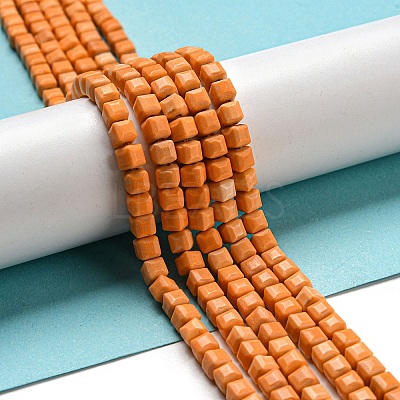 Natural Agate Beads Strands G-M422-A01-02O-1
