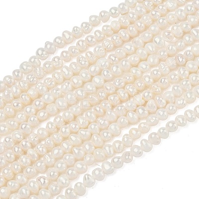 Natural Cultured Freshwater Pearl Beads Strands PEAR-L034-01-1