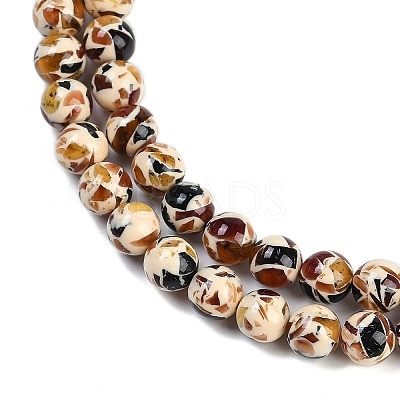 Sythetic Amber Beads Strands G-M199-02A-1