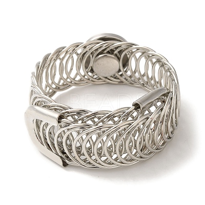 Adjustable Brass Snap Bracelet Making X-BJEW-R037-11-1