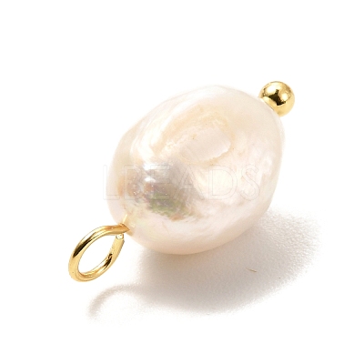 Natural Cultured Freshwater Pearl Pendants PALLOY-JF00942-01-1