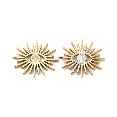 Ion Plating(IP) 304 Stainless Steel Cabochons STAS-Q215-51G-1