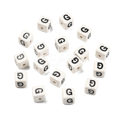 20Pcs Porcelain Beads PORC-FS0001-08G-1